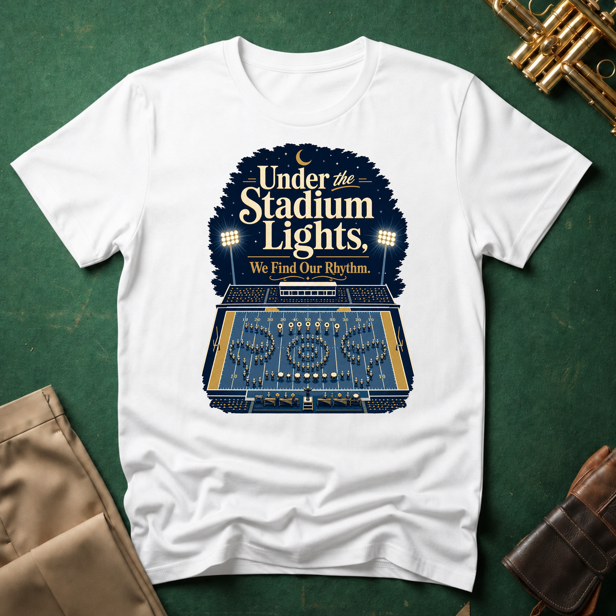 Under the Stadium Lights We Find Our Rhythm T-shirt