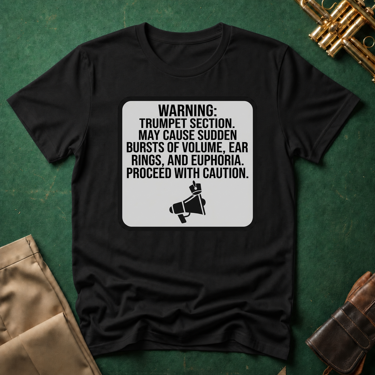 Warning Trumpet Section T-shirt