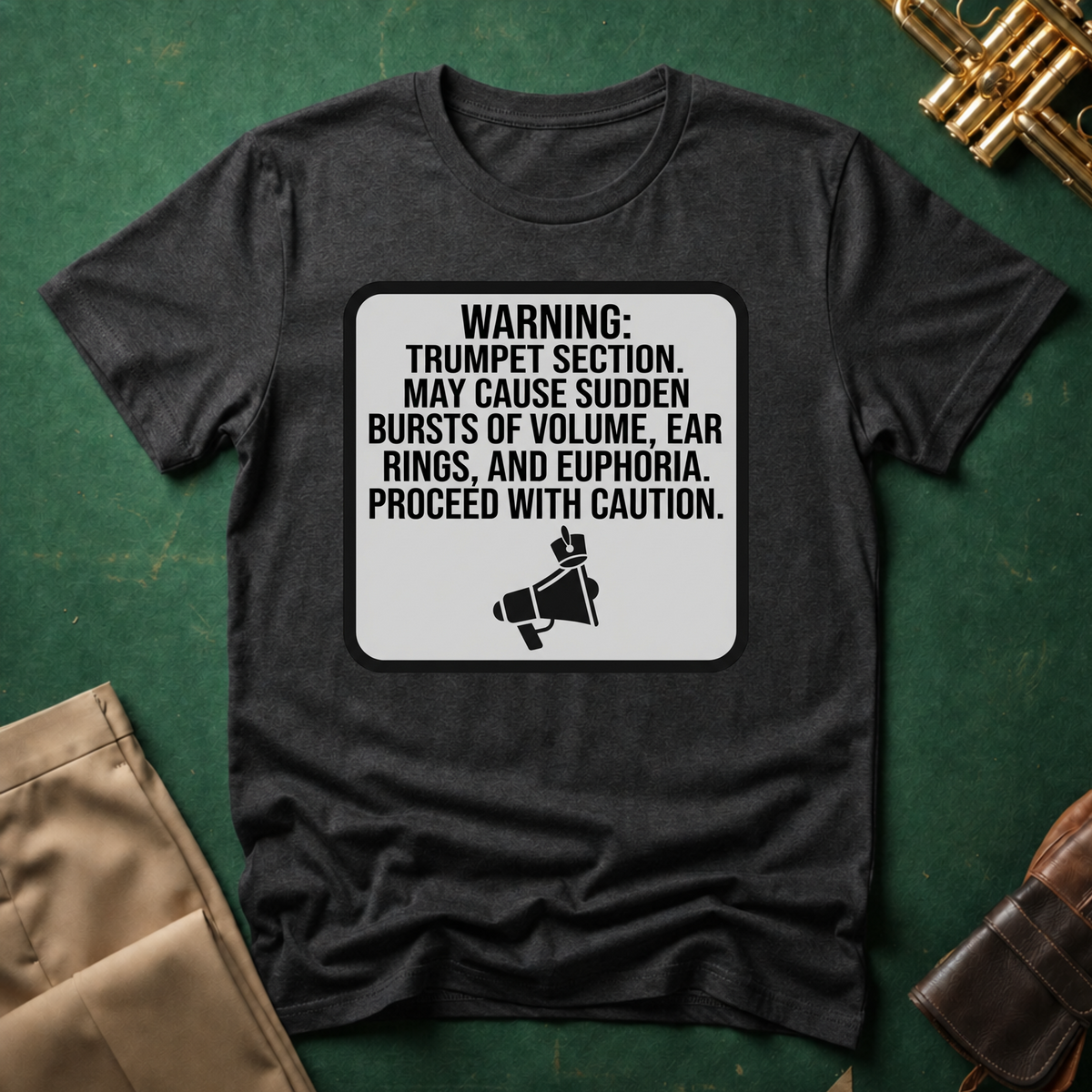Warning Trumpet Section T-shirt