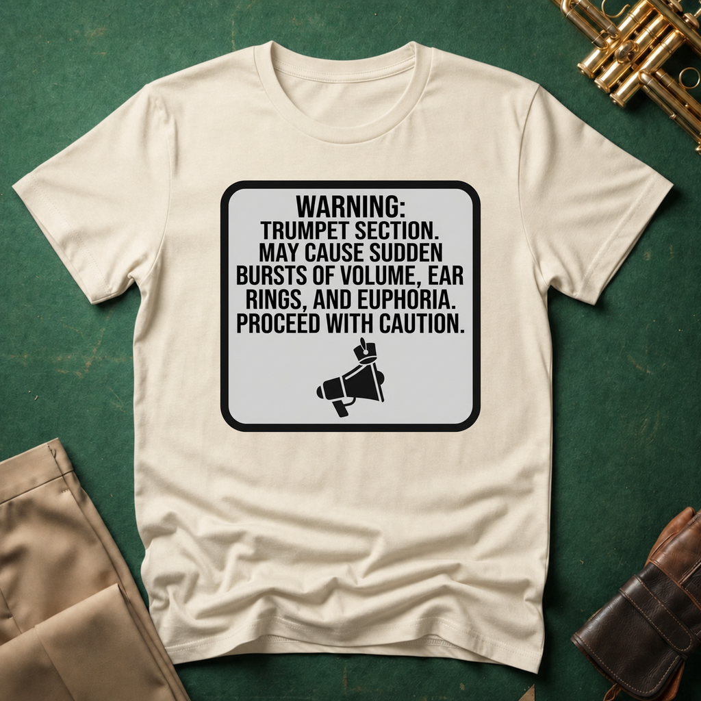 Warning Trumpet Section T-shirt