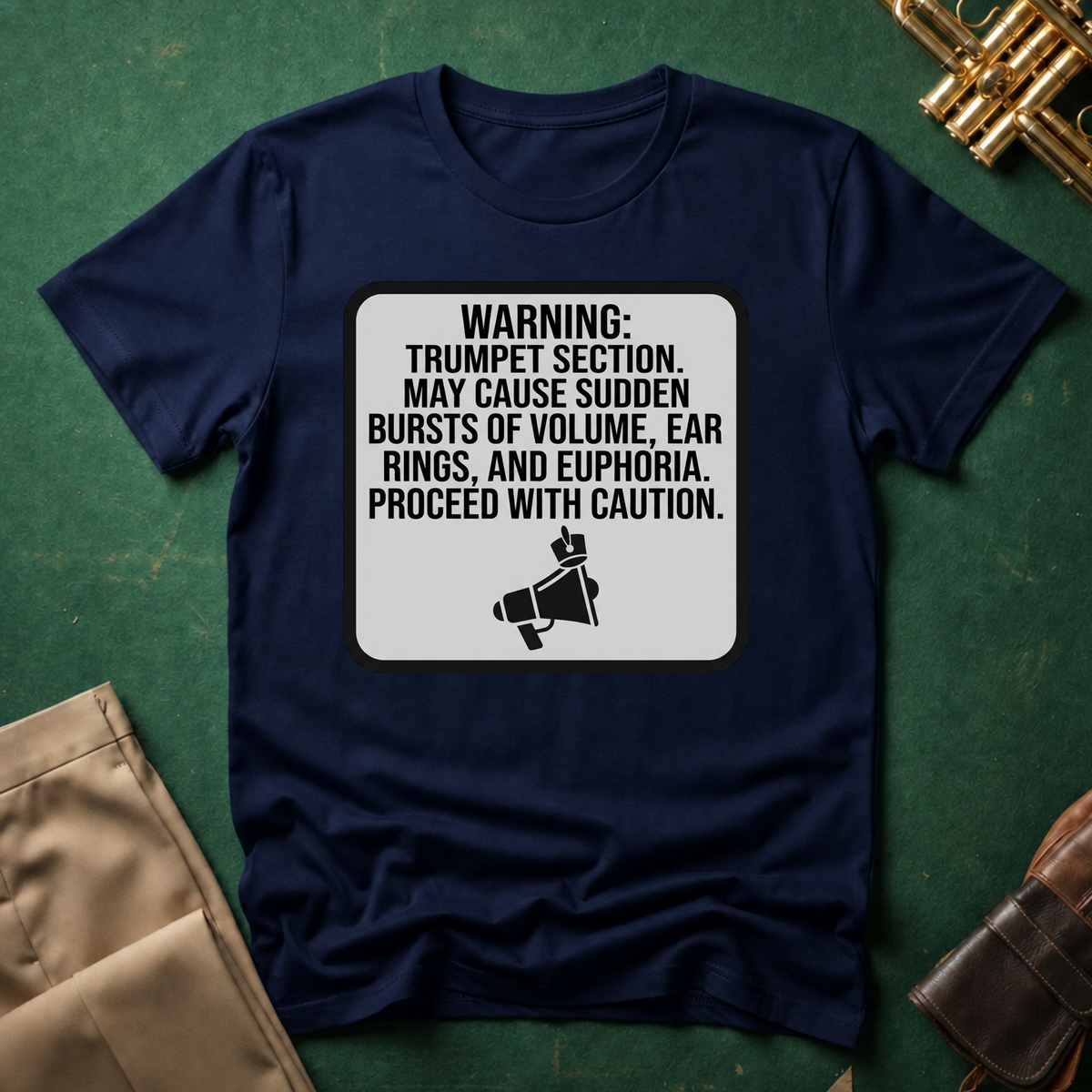 Warning Trumpet Section T-shirt