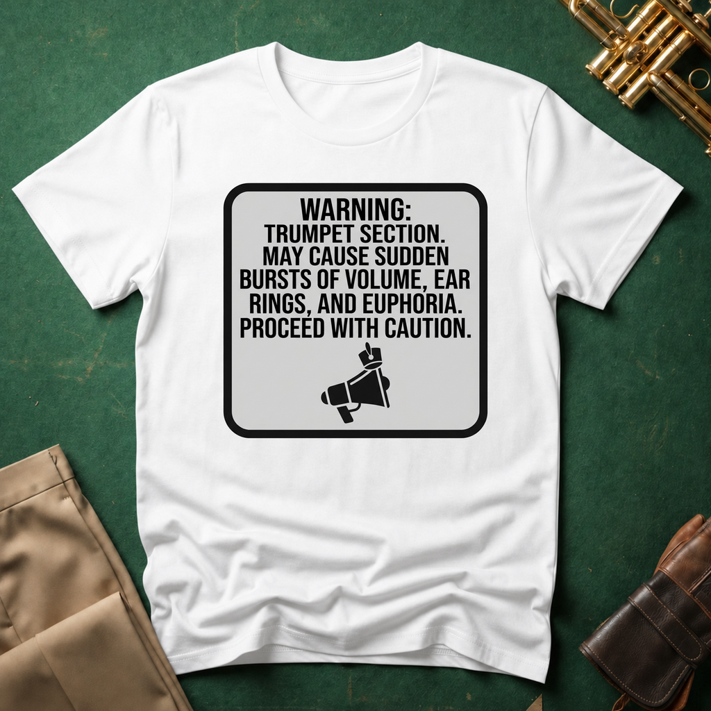 Warning Trumpet Section T-shirt